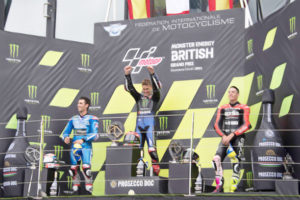The British GP podium