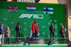 The Dutch Grand Prix podium