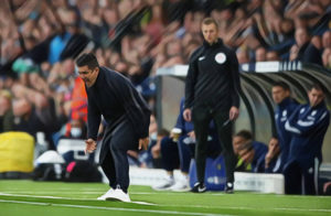 Xisco Munoz on the touchline against Leeds