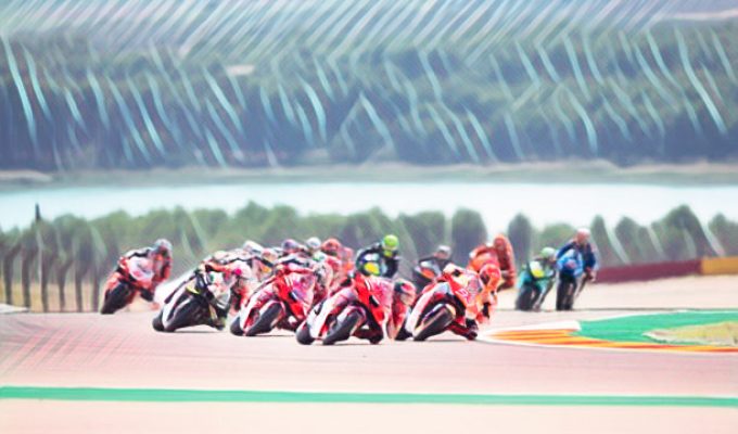 Bagnaia leads the pack in Aragon