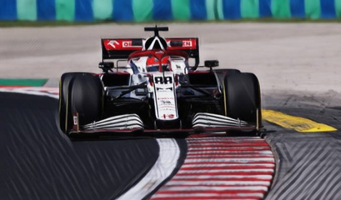 Kubica driving for Alfa at the Dutch Grand Prix