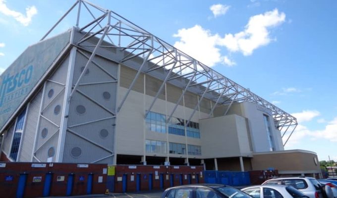 Outside Elland Road