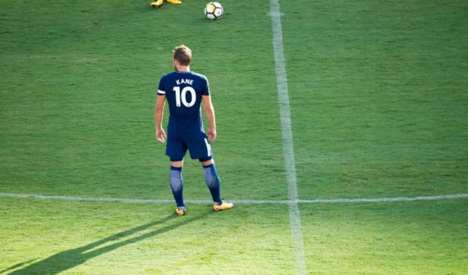 Kane at a friendly in 2017