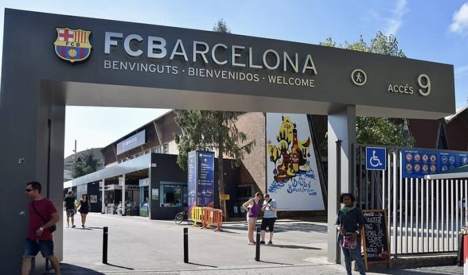 Entrance to the Nou Camp