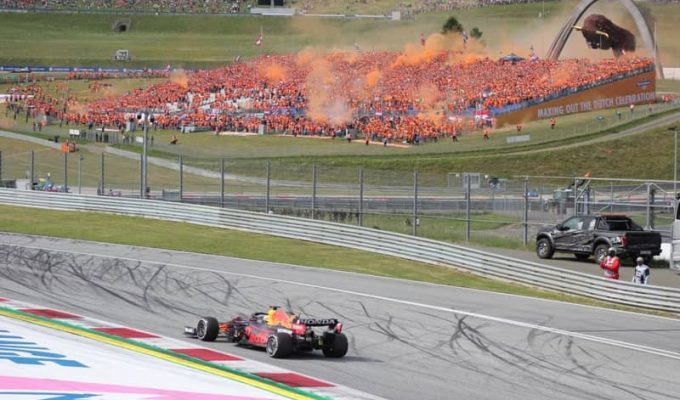 Verstappen at the 2021 Austrian GP