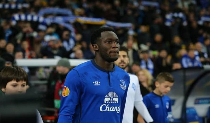 Romelu Lukaku at Everton in 2015